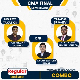 CMA Final Group 4 Regular Course By CA CMA CS Nikkhil Gupta, CA Nikunj Goenka, CA CMA Santosh kumar : Google Drive & Pendrive