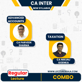CA Nikunj Goenka Taxation & CA Parveen Sharma Adv.Accounts Regular Online Classes For CA Inter: Google Drive/ Pen drive classes. CA Nikunj Goenka Taxation & CA Parveen Sharma Adv.Accounts Regular Online Classes For CA Inter: Google Drive/ Pen drive classes.