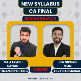 CA Akash Kandoi FR nad CA Nipurn Modi AFM Regular Online Combo Classes For CA Final