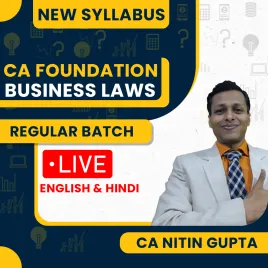 CA Nitin Gupta Business Laws Regular Live Classes For CA Foundation: Online / Offline Classes. CA Nitin Gupta Business Laws Regular Live Classes For CA Foundation: Online / Offline Classes.