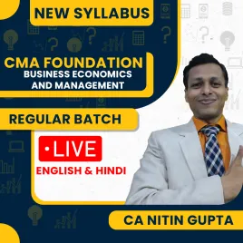 CA Nitin Gupta Business Economics and Management Regular Live Classes For CMA Foundation: Online / Offline Classes. CA Nitin Gupta Business Economics and Management Regular Live Classes For CMA Foundation: Online / Offline Classes.