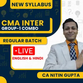 CA Nitin Gupta Group-1 Combo Regular Live Classes For CMA Inter: Online / Offline Classes. CA Nitin Gupta Group-1 Combo Regular Live Classes For CMA Inter: Online / Offline Classes.