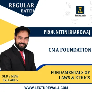 CMA Foundation Fundamentals of Laws & Ethics Regular Course By Prof. Nitin Bhardwaj: Pendrive / Online Classes. CMA Foundation Fundamentals of Laws & Ethics Regular Course By Prof. Nitin Bhardwaj: Pendrive / Online Classes.