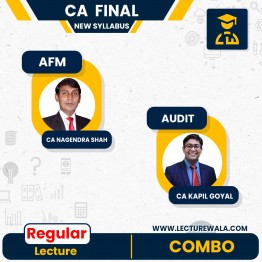  CA Final AFM & Audit Recorded Regular Batch Combo by CA Nagendra Sah & CA Kapil Goyal  : Online Classes 
