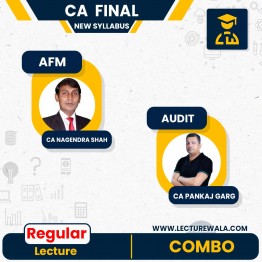  CA Final AFM & Audit Recorded Regular Batch Combo by CA Nagendra Sah & CA Pankaj Garg  : Online Classes 