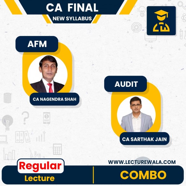  CA Nagendra Sah & CA Sarthak Jain AFM & Audit Combo For CA Final: Online Classes