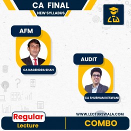  CA Final AFM & Audit Recorded Regular Batch Combo by CA Nagendra Sah & CA Shubham Keswani  : Online Classes 