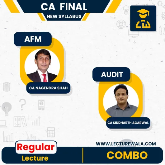 CA Final AFM & Audit Recorded Regular Batch Combo by CA Nagendra Sah & CA Siddarth Agarwal : Online Classes   CA Final AFM & Audit Recorded Regular Batch Combo by CA Nagendra Sah & CA Siddarth Agarwal : Online Classes