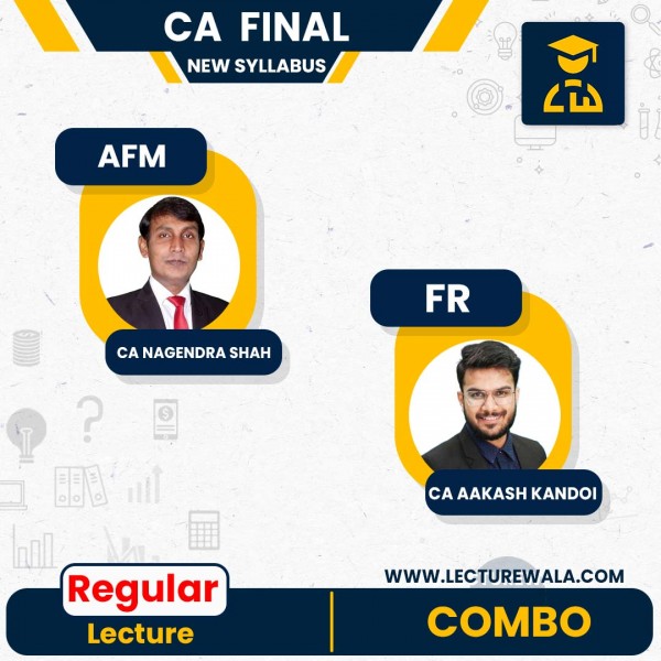  CA Final AFM & FR Recorded Regular Batch Combo by CA Nagendra Sah & CA Akash Kandoi : Online Classes 