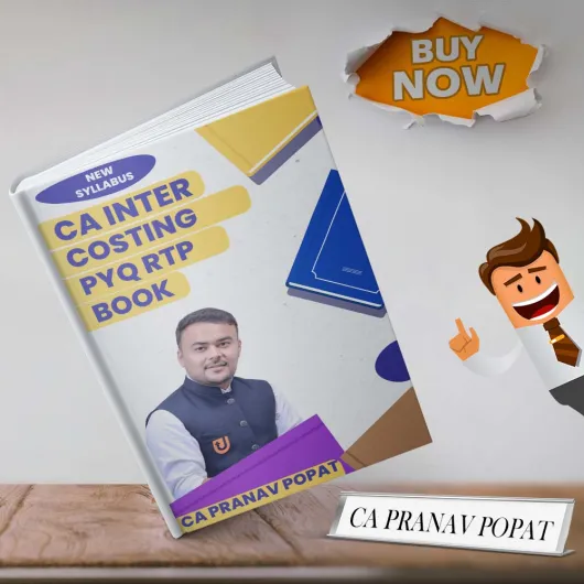 CA Pranav Popat Cost and Management Accounting Pyq RTP Books For CA Inter