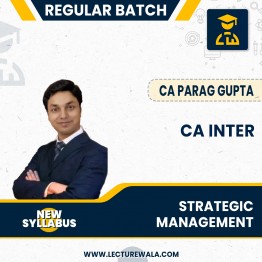 CA INTER SM Regular Course By CA Parag Gupta : Online classes.