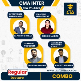 CMA Inter Group 2  Subjects Combo New Syllabus Regular Batch By Pranav Chandak Academy : Pen Drive / Online Classes