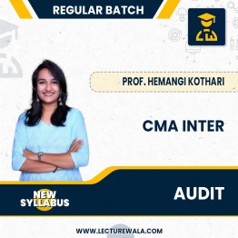 CMA Inter Audit New Syllabus Regular Batch by  Prof Hemangi Kothari : Pen Drive / Online Classes