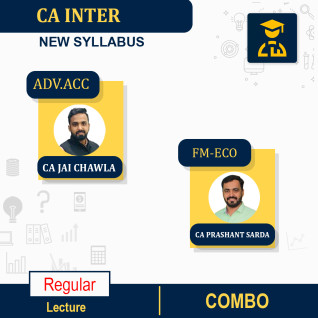 CA Inter Adv Accounts & Fm-Eco Combo Regular Course By CA Jai Chawla & CA Prashant Sarda : Online Classes/Pen Drive CA Inter Adv Accounts & Fm-Eco Combo Regular Course By CA Jai Chawla & CA Prashant Sarda : Online Classes/Pen Drive