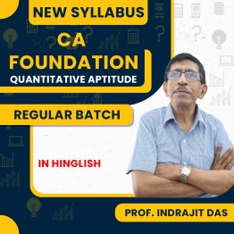 Prof Indrajit Das Quantitative Aptitude