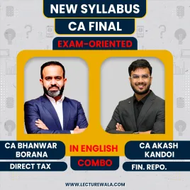 CA Final FR &amp; DT Fastrack Exam-Oriented Batch By CA Akash Kandoi &amp; CA Bhanwar Borana in English : Google Drive