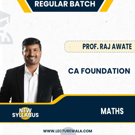 CA Foundation Mathematics By Prof. Raj Awate: Pen drive / Google drive.