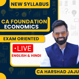 CA Harshad Jaju Paper 4 Business Economics Exam Oriented Fastrack Online Classes For CA Foundation