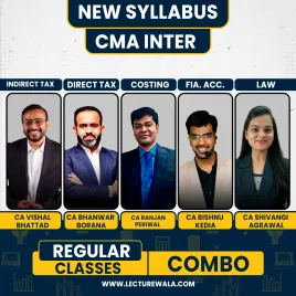 CA Vishal Bhattad IDT, CA Bhanwar Borana DT, CA Ranjan Periwal Costing CA Bishnu Kedia FA & CA Shivangi Agrawal Law Regular Online Combo Classes For CMA Inter  CA Vishal Bhattad IDT, CA Bhanwar Borana DT, CA Ranjan Periwal Costing CA Bishnu Kedia FA & CA Shivangi Agrawal Law Regular Online Combo Classes For CMA Inter