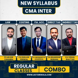 CMA Inter Grp 1 Combo - Law & FA & Taxation & Costing Regular Batch  CMA Inter Grp 1 Combo - Law & FA & Taxation & Costing Regular Batch