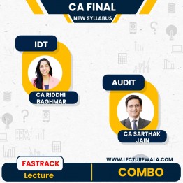 CA Final New Syllabus Audit Faster & IDT Safal By CA Riddhi Baghmar & CA SARTHAK JAIN : Online Classes.