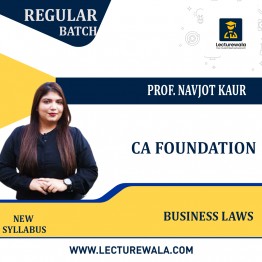 CA Foundation Business Laws Regular Batch By Prof. Navjot Kaur: Google Drive.