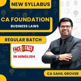 CA Sahil Grover Business Law Regular Live Classes For CA Foundation: Online & Offline classes. CA Sahil Grover Business Law Regular Live Classes For CA Foundation: Online & Offline classes.