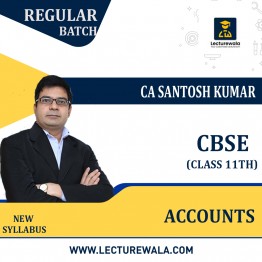 CLASS 11th Accounts Regular Course By CA Santosh Kumar: Pendrive / Online Classes.