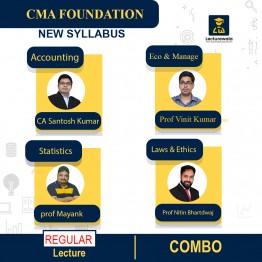 CMA Foundation All Subject Combo Regular Batch New Syllabus By COC Education: Online Classes.