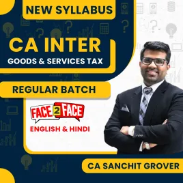 CA Sanchit Grover GST Only Regular Classes For CA Inter : Offline /Online classes. CA Sanchit Grover GST Only Regular Classes For CA Inter : Offline /Online classes.