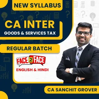 CA Sanchit Grover GST Only Regular Classes For CA Inter : Offline /Online classes. CA Sanchit Grover GST Only Regular Classes For CA Inter : Offline /Online classes.