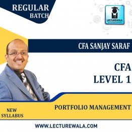 CFA level 1 Portfolio Management New Syllabus : Video Lecture + Study Material by CFA Sanjay Saraf (For Aug & Nov  2022)