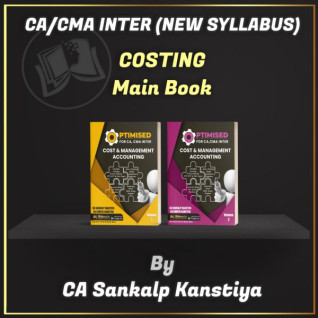 CMA Inter COST Main Book CA Sankalp Kanstiya : Study Material