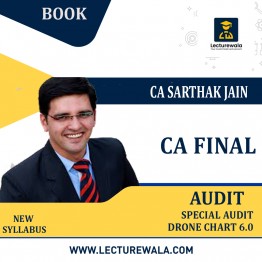 CA Final Audit SPECIAL AUDIT DRONE CHART 6.0 Book: By CA Sarthak Jain.