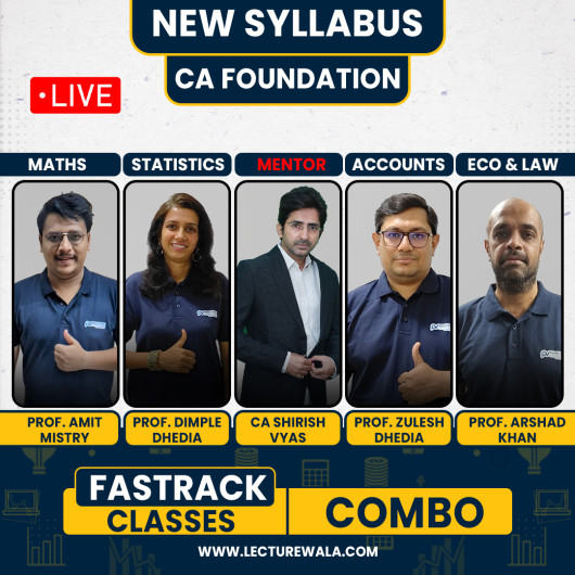 Prime Vision Academy All Subjects Combo Fastrack Live Classes For CA Foundation: Live @ Home & Face To Face Prime Vision Academy All Subjects Combo Fastrack Live Classes For CA Foundation: Live @ Home & Face To Face