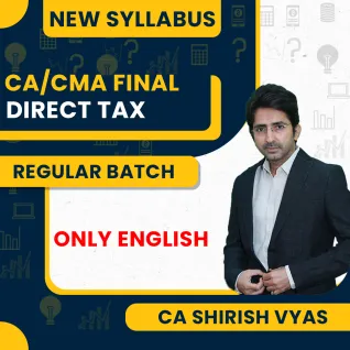 CA Shirish Vyas Direct Tax English Regular Online Classes For CA/CMA Final : Google Drive & Pen Drive Classes. CA Shirish Vyas Direct Tax English Regular Online Classes For CA/CMA Final : Google Drive & Pen Drive Classes.