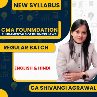 CA Shivangi Agrawal Fundamentals of Business Laws Regular Batch For CMA Foundation CA Shivangi Agrawal Fundamentals of Business Laws Regular Batch For CMA Foundation