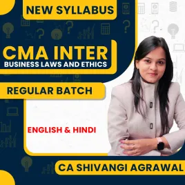 CA Shivangi Agrawal Business Laws and Ethics Regular Batch For CMA Inter CA Shivangi Agrawal Business Laws and Ethics Regular Batch For CMA Inter