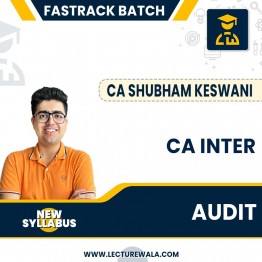 CA Shubham Keswani CA Inter Audit Fastrack