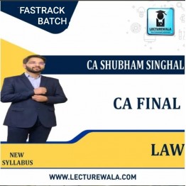 CA Final Corporate & Econoimc Law New Syllabus FastTrack Course : Video Lecture + Study Material By CA Shubham Singhal (For May 2022 / Nov 2022)