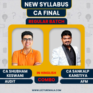 CA Sankalp Kanstiya AFM & CA Shubham Keswani Audit Online Combo Classes For CA Final CA Sankalp Kanstiya AFM & CA Shubham Keswani Audit Online Combo Classes For CA Final