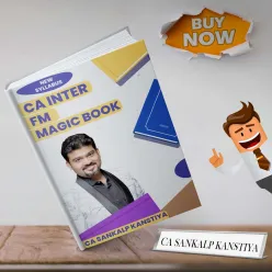 CA Inter FM Magic Book By CA Sankalp Kanstiya : Study Material