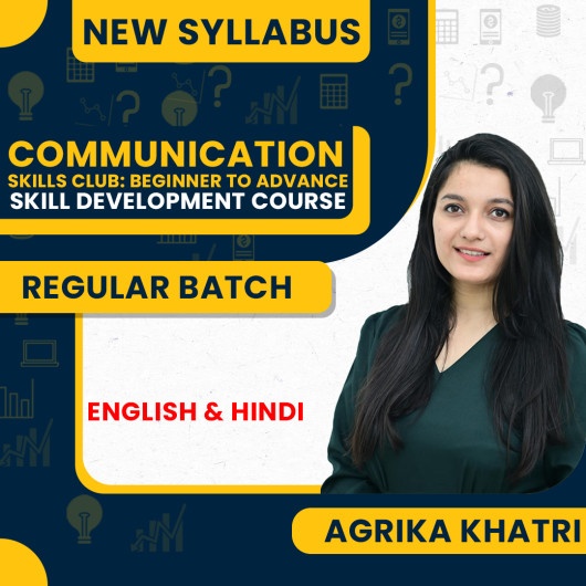 Agrika Khatri Communication Skills Club: Beginner To Advance (Skill Development Course): Online Classes