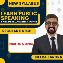 Neeraj Arora Learn Public Speaking (Skill Development Course): Online Classes