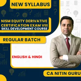 CA Nitin Guru NISM Equity Derivative Certification Exam VIII (Skill Development Course): Online Classes CA Nitin Guru NISM Equity Derivative Certification Exam VIII (Skill Development Course): Online Classes