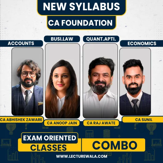 Swapnil Patni Classes All Subject Exam Oriented Online Combo Classes For CA Foundation: Google Drive Classes.