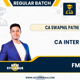 CA Inter FM New Syllabus Regular Course By CA Swapnil Patni: Pendrive / Google Drive.