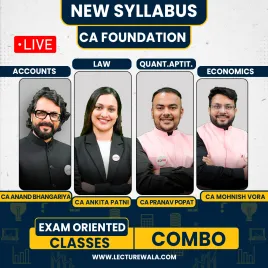 Swapnil Patni Classes All Subject Exam Oriented Live Online Combo Classes For CA Foundation