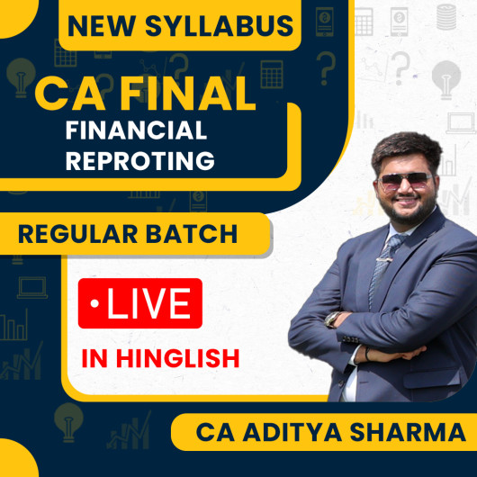 CA Aaditya Sharma Financial Reporting Regular Online Live Classes For CA Final: Online Classes. CA Aaditya Sharma Financial Reporting Regular Online Live Classes For CA Final: Online Classes.