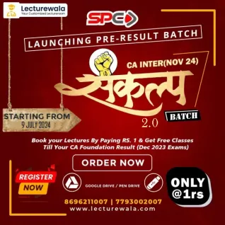 CA Inter Both Group Combo New Syllabus Regular Sankalp Batch By Swapnil patni classes : Pen drive / Online classes. CA Inter Both Group Combo New Syllabus Regular Sankalp Batch By Swapnil patni classes : Pen drive / Online classes.